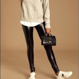 Vegan Leather Leggings